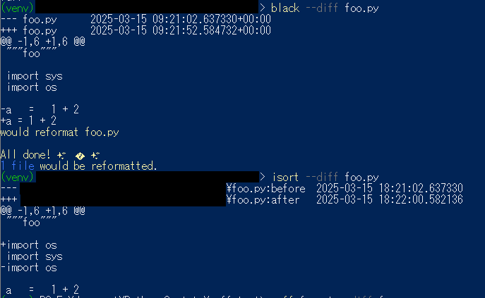 black-isort-diff