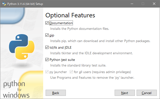 python install 2